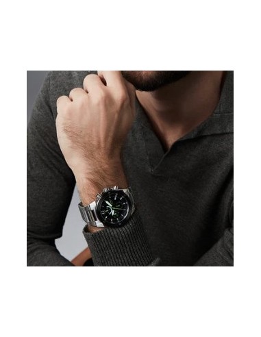 Reloj hombre caja bitono de acero 46853-57