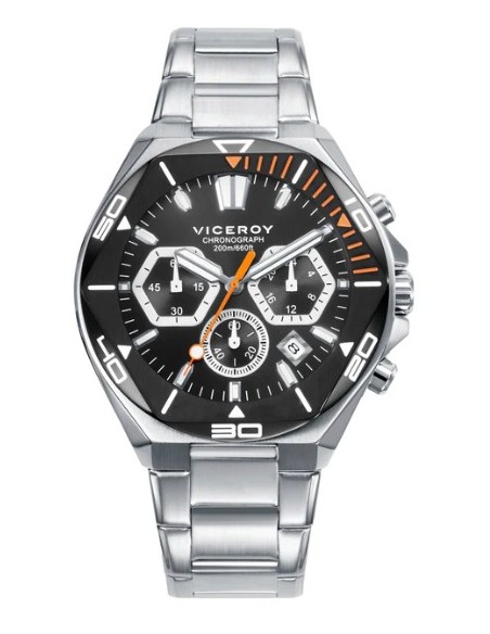 Reloj hombre caja bitono negro 46849-57