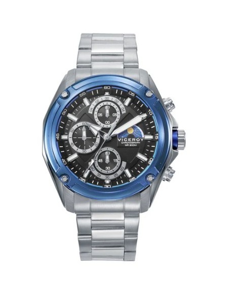 Reloj hombre caja bitono acero azul 401443-57