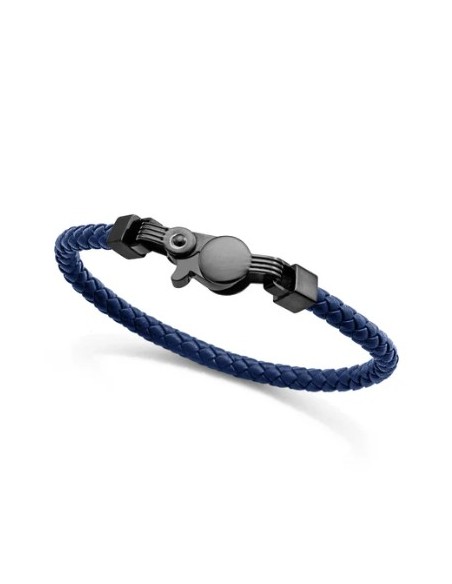 PULS ACERO PIEL AZUL SR FASHION
