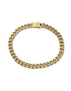 Pulsera de hombre de de acero Ip dorado