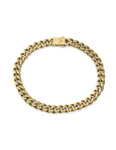 Pulsera de hombre de de acero Ip dorado