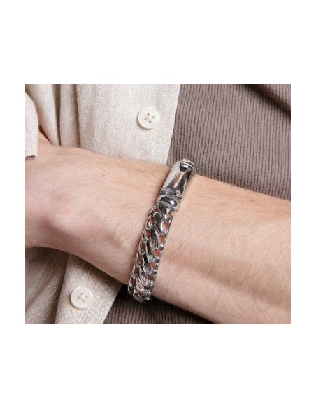 Pulsera tipo cadena para hombre