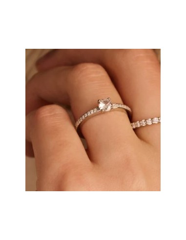 Anillo Multibanda de Plata con Circonitas | Textura y Brillo en Equilibrio