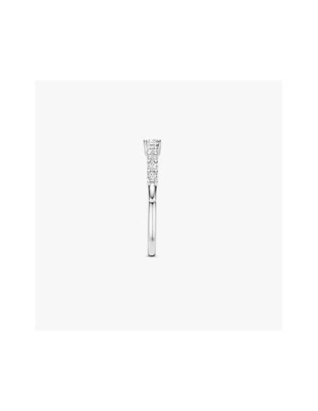 Anillo Multibanda de Plata con Circonitas | Textura y Brillo en Equilibrio