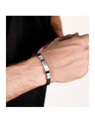 PULSERA LOTUS STYLE MEN BASIC LS2539-2/1 ACERO 