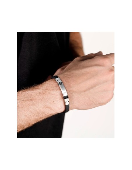 PULSERA LOTUS STYLE MEN BASIC LS2539-2/1 ACERO 