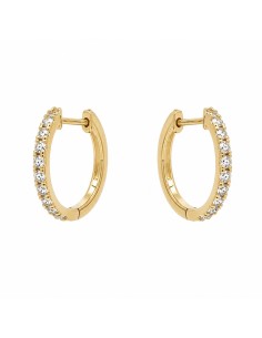 Pendientes brillantes 0.69ct de 18k