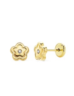 Pendientes de Bebé de Oro 18K 18970 - Ternura y Seguridad