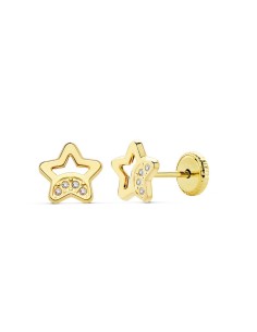 Pendientes de Bebé de Oro 18K 18798 - Ternura y Seguridad