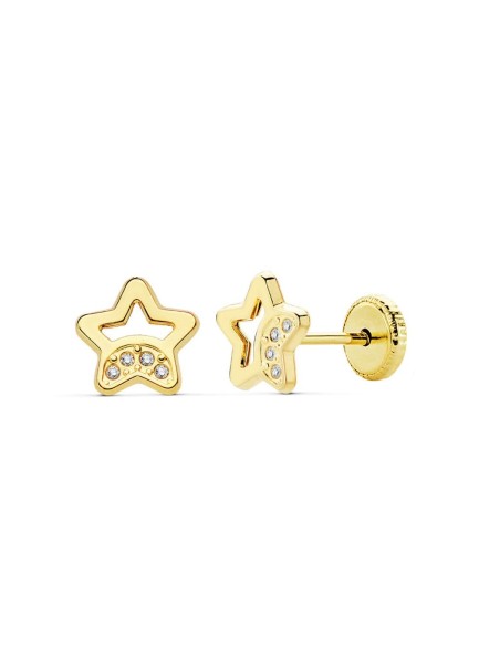Pendientes de Bebé de Oro 18K 18798 - Ternura y Seguridad