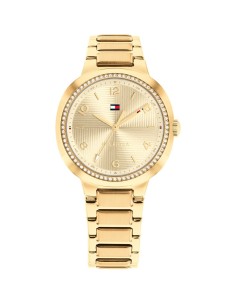 Reloj Tommy Hilfiger mujer bicolor con correa metálica y esfera cuadrada