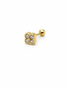 Piercing circonitas big plata chapada de 1ª ley