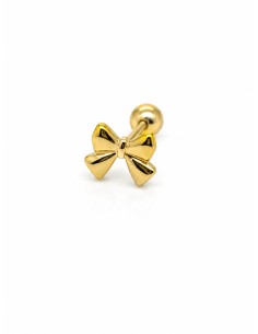 Piercing lazo plata chapada de 1ª ley