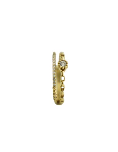 Anillo de Oro 18K modelo 193143SO - Elegancia Clásica y Sofisticada