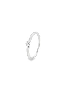 Anillo de Oro Rosa 18K con Brillante – Elegancia Atemporal