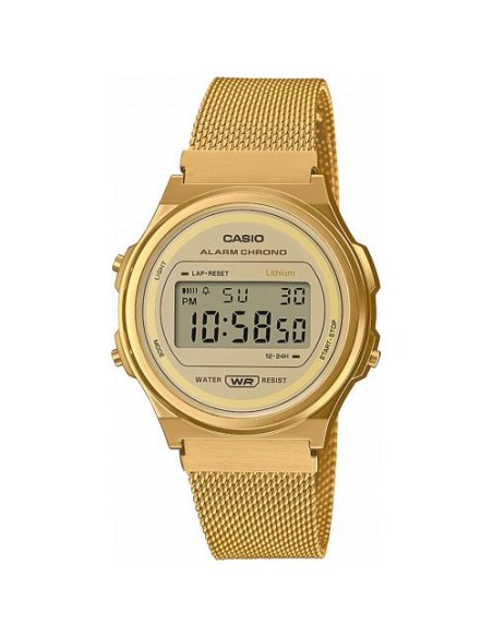 RELOJ CASIO DIGITAL DORADO 9AEF