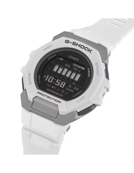 Reloj Casio G-Shock Blanco Deportivo – Alta Resistencia y Funciones Fitness