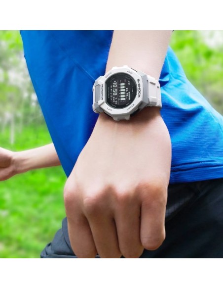 Reloj Casio G-Shock Blanco Deportivo – Alta Resistencia y Funciones Fitness