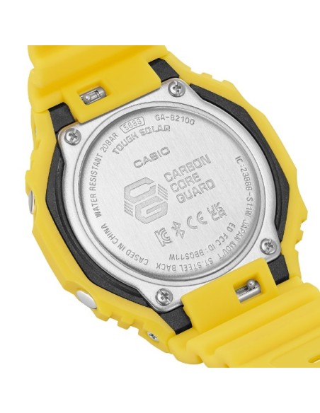 Reloj Casio G-Shock Amarillo – Tough Solar con Bluetooth y Alta Resistencia