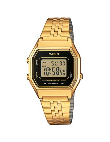 RELOJ CASIO DORADO.ESF NEGRA