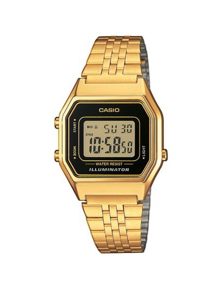 RELOJ CASIO DORADO.ESF NEGRA
