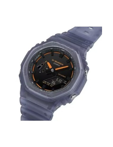 G-Shock GA-2100k-2aer – Reloj Negro con Diseño Urbano y Esfera Multicolor
