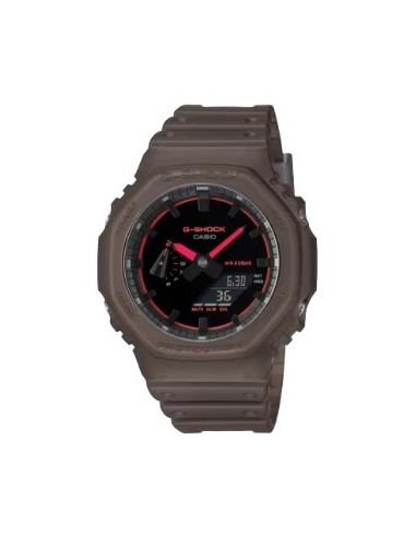 G-Shock GA-2100k-5aer – Reloj Negro con Diseño Urbano y Esfera Multicolor