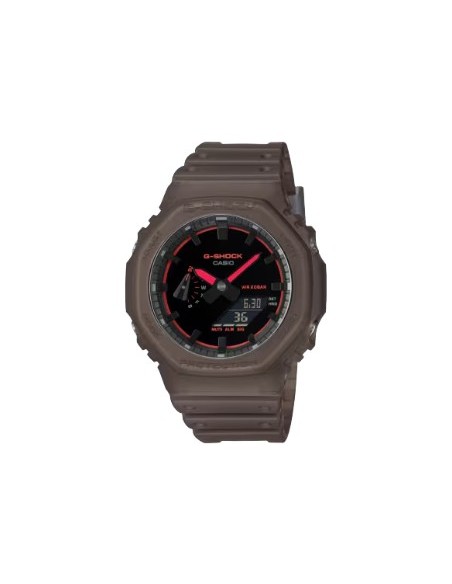 G-Shock GA-2100k-5aer – Reloj Negro con Diseño Urbano y Esfera Multicolor