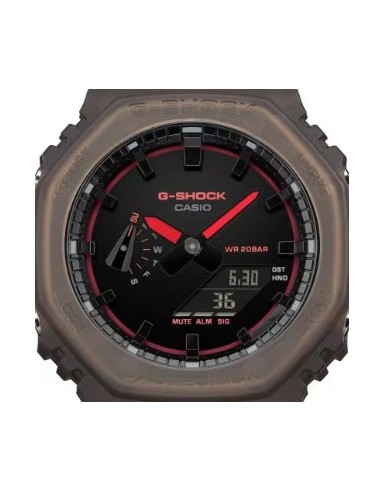 G-Shock GA-2100k-5aer – Reloj Negro con Diseño Urbano y Esfera Multicolor