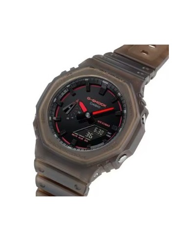 G-Shock GA-2100k-5aer – Reloj Negro con Diseño Urbano y Esfera Multicolor