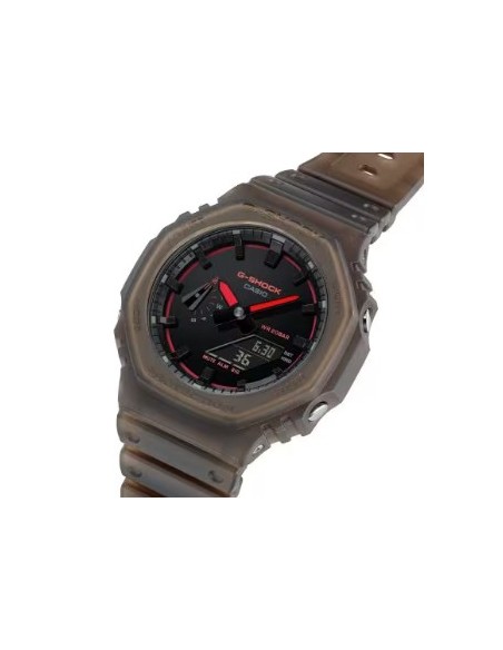 G-Shock GA-2100k-5aer – Reloj Negro con Diseño Urbano y Esfera Multicolor