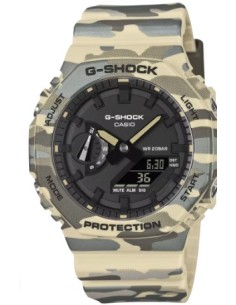 Reloj señor G-Shock Camuflaje  GA-2100cm-5aer
