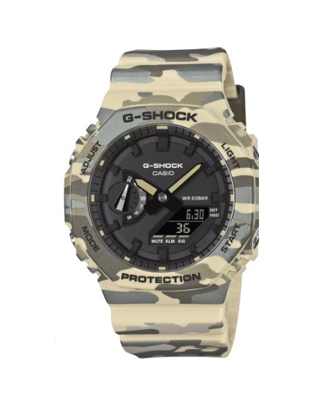 Reloj señor G-Shock Camuflaje  GA-2100cm-5aer