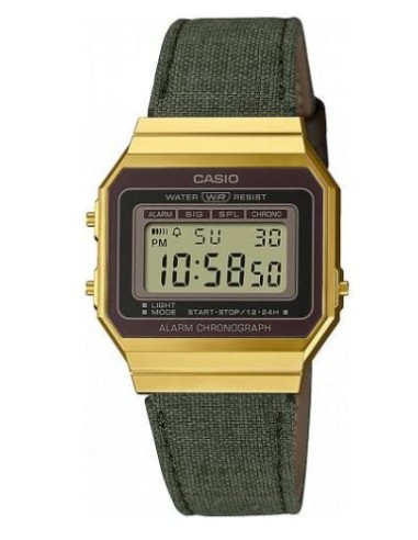 RELOJ CORREA TELA VERDE A700