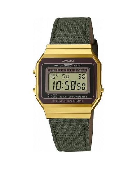 RELOJ CORREA TELA VERDE A700