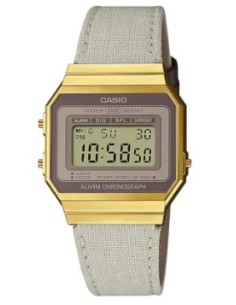 RELOJ CORREA TELA BEIG A700