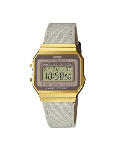 RELOJ CORREA TELA BEIG A700