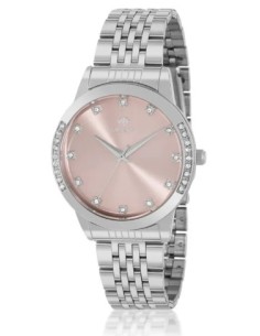 Reloj Marea bicolor dorado y plateado con circonitas
