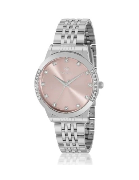 Reloj Marea bicolor dorado y plateado con circonitas