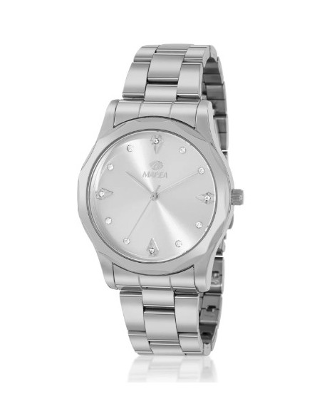 Reloj Marea bicolor dorado y plateado con circonitas