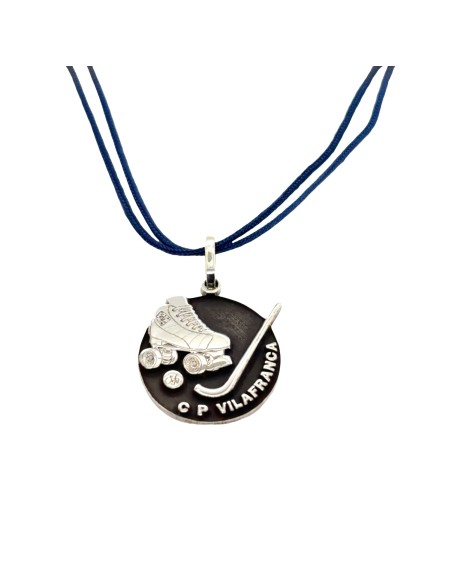 Medalla Club Patí Vilafranca en plata 1ª llei