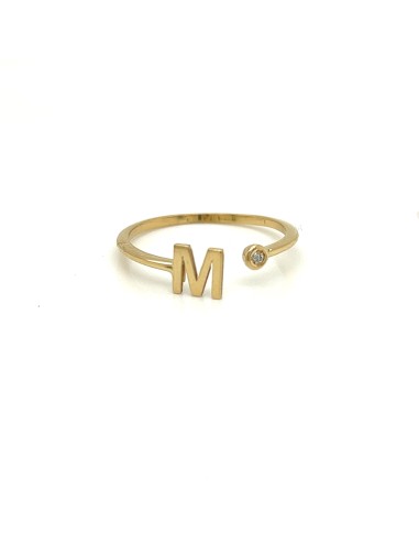 ANILLO M DIAMANTE Y ORO DE 18K