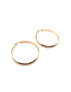 Pendientes de Plata Mujer – Aros Lisos Clásicos