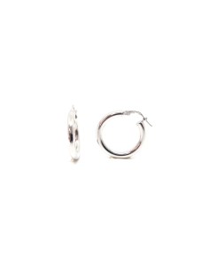 Pendientes Aro Liso de Plata 925 – Elegancia Minimalista