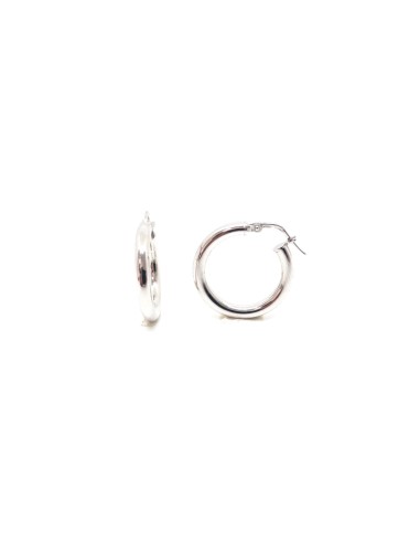 Pendientes Aro Liso de Plata 925 – Elegancia Minimalista