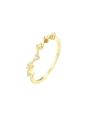 ANILLO TRASY PLATA GOLD DE 1ª LEY