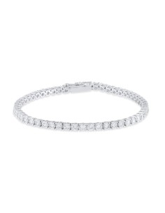 Pulsera de Oro Blanco con Brillantes | Joyería de Alta Elegancia