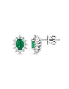 Pendientes de Oro Blanco con Brillantes | Joyería Fina y Atemporal