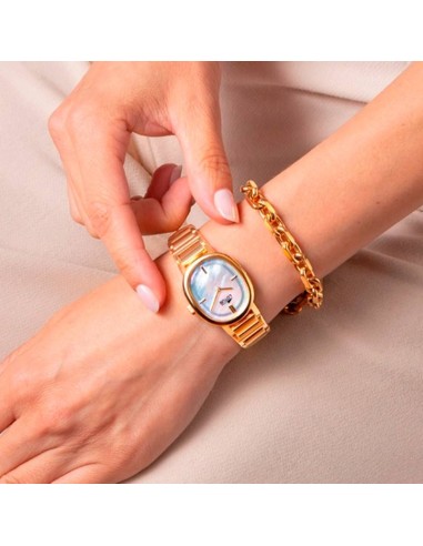 Reloj de mujer Lotus Nacar y pulsera a juego